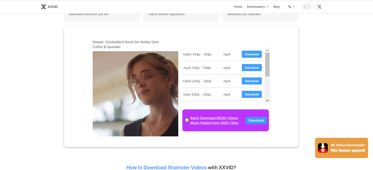 Choose the Video Quality & Download and Save the Video