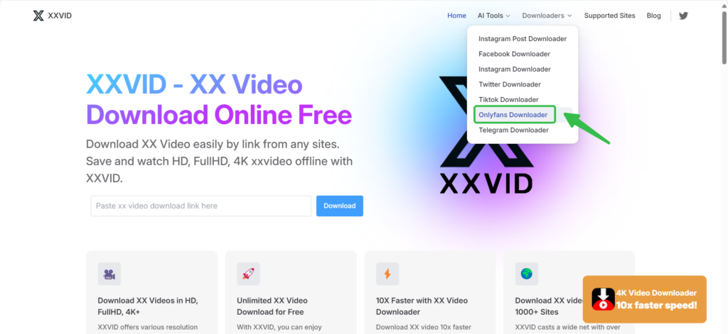 Open the XXVID Website