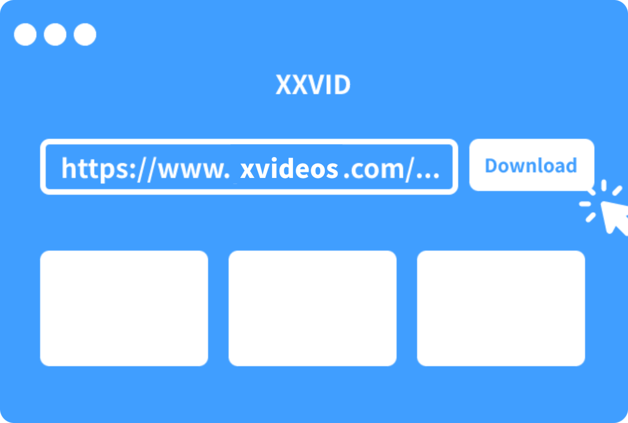 Paste the URL in XXVID