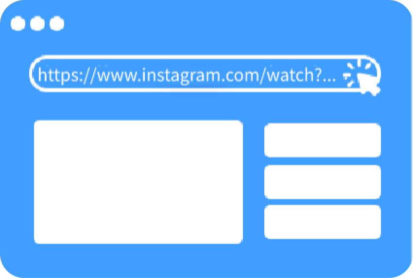 Paste Instagram link into the input